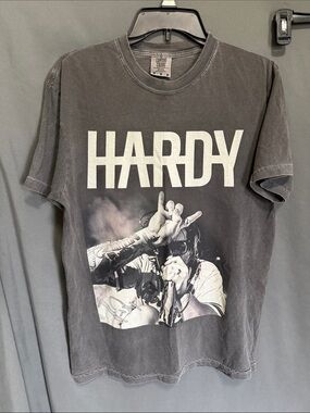 Comfort Colors Charcoal Black HARDY Graphic Tee